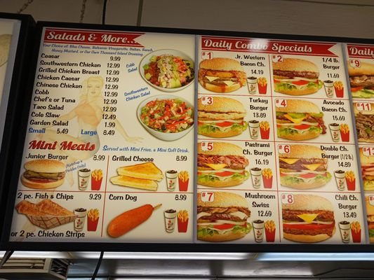 Connal’s Burgers Salads & Subs menu 1